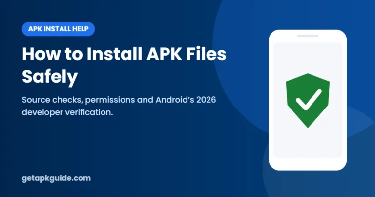 How to install APK files safely on Android guide cover