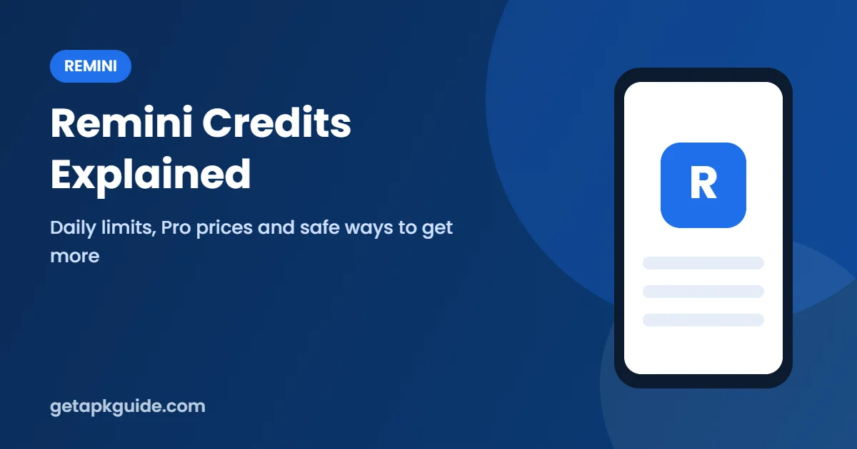 Remini Credits: What They Are & How to Get More